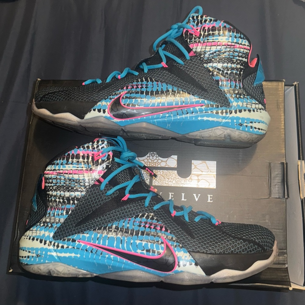 Nike LeBron 12 XII 23 Chromosomes Size 13 Like New Excellent Condition!
